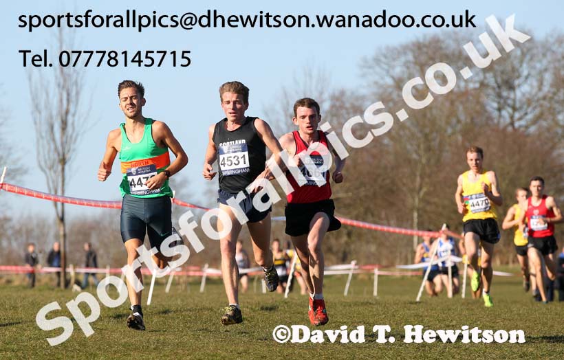 Senior mens Inter Counties Cross Country,  Cofton Park, Birmingham. Photo: David T. Hewitson/Sports for All Pics